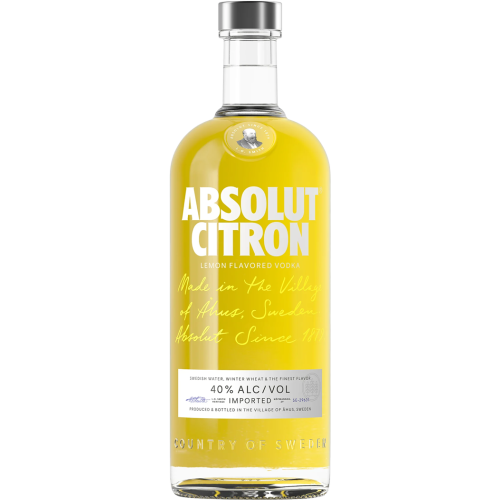 Absolut Citron Lemon Flavored Vodka (50mL)