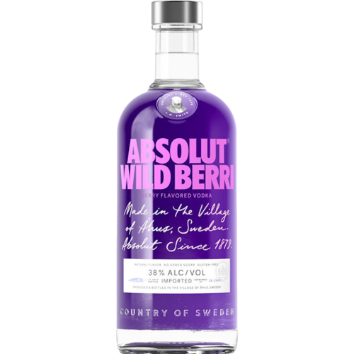 Absolut Wild Berri Flavored Vodka (50mL)