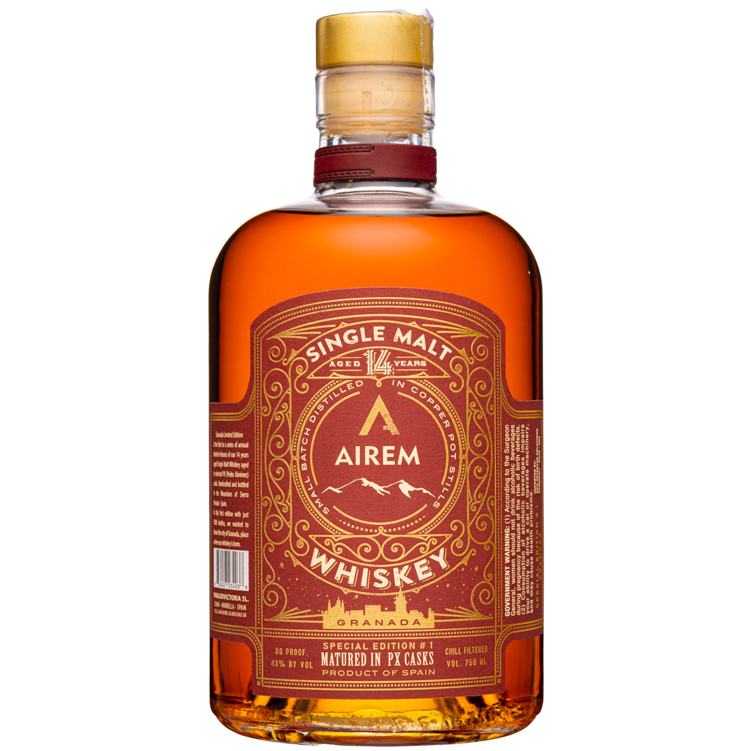 Airem 14 Years Aged Single Malt PX Casks
