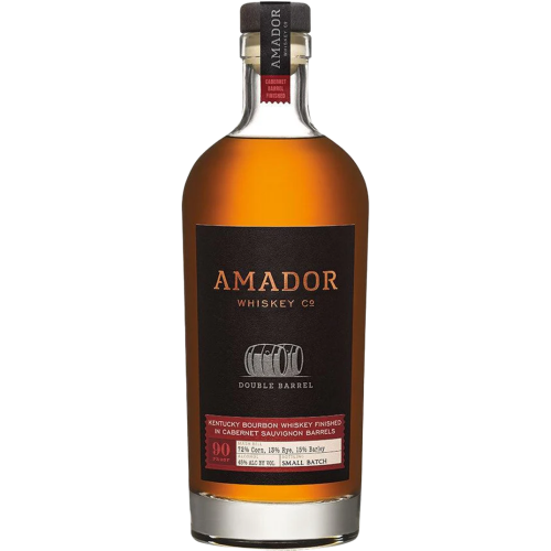 Amador Whiskey Co. 'Double Barrel' Cabernet Sauvignon Cask Finish Kentucky Bourbon Whiskey