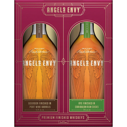 Angel's Envy Kentucky Bourbon & Rye Signature Series Gift Set (375mL)