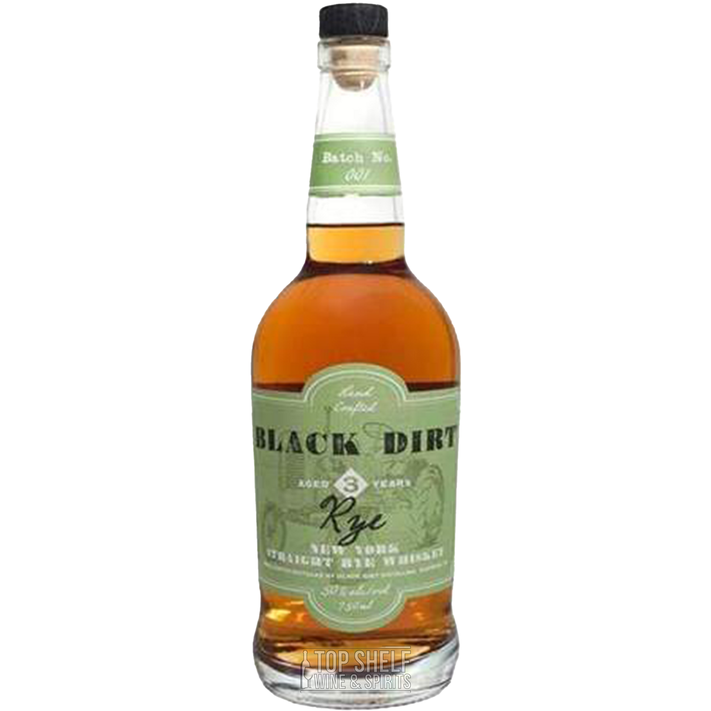 Black Dirt Rye 3 Year Whiskey
