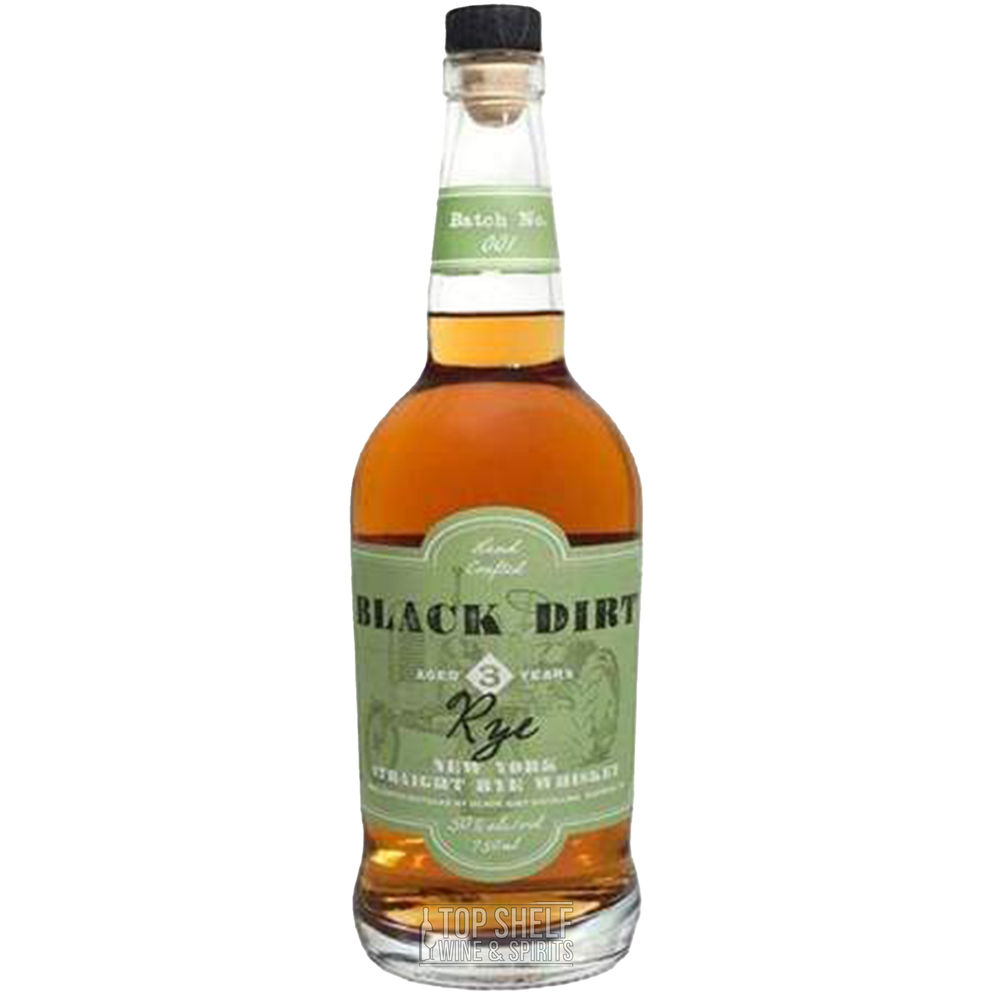 Black Dirt Rye 3 Year Whiskey