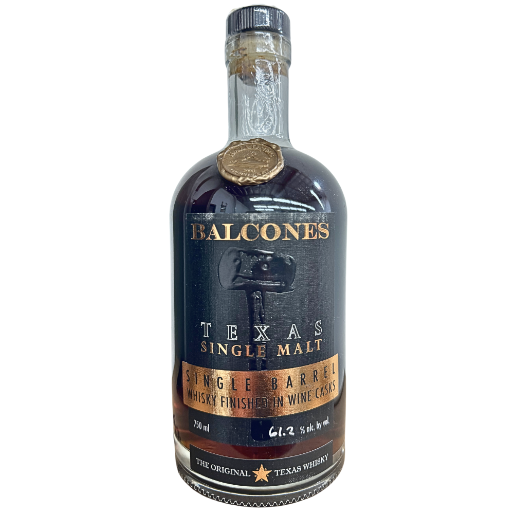 Balcones Texas Single Malt Whisky Finished In Wine Casks Single Barrel 'C.O.B.'