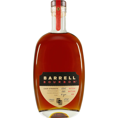 Barrell Batch 34 Cask Strength 6 Year Old Straight Bourbon Whiskey