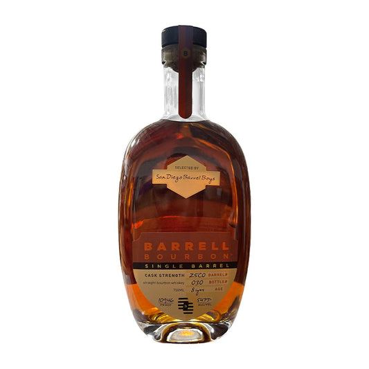 Barrell Craft Spirits 8-Year-Old Single Barrel Bourbon #Z5C0 Selected By SDBB