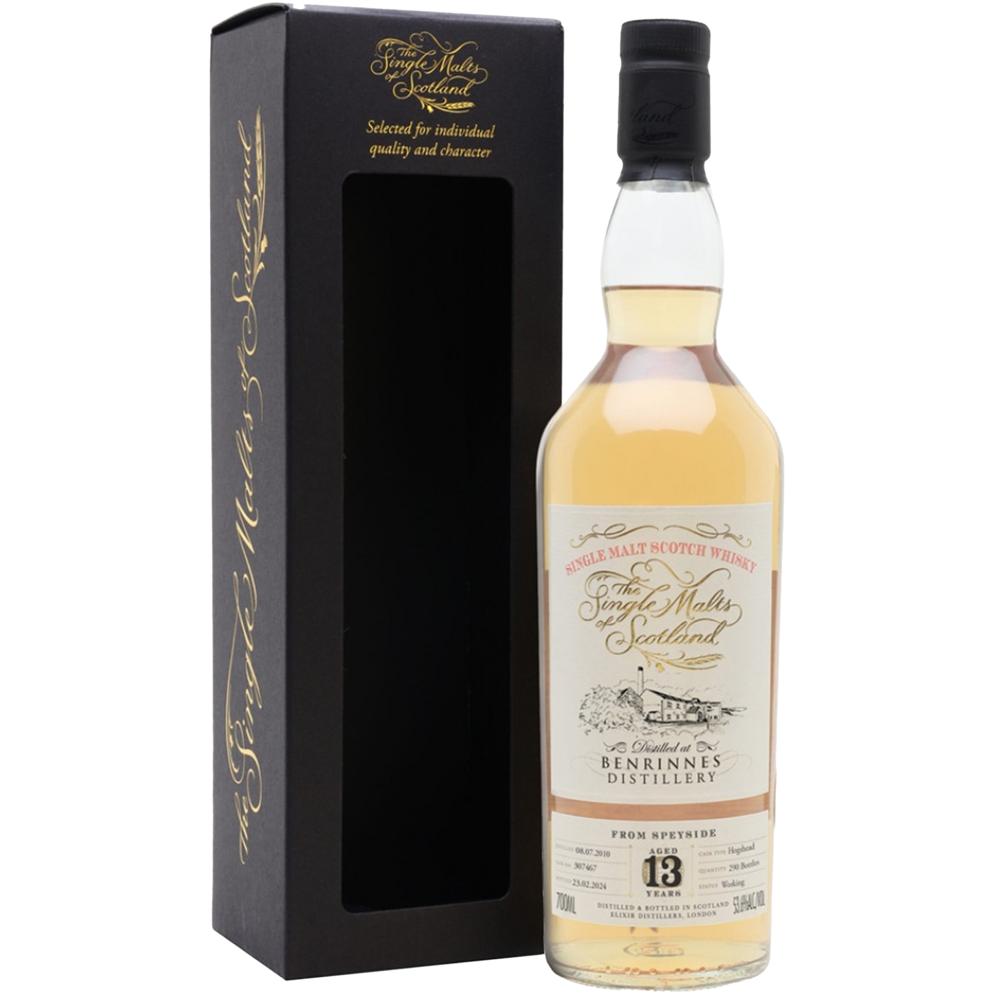 Benrinnes Cask 307467 2010 13 year Single Malt Scotch 700ml