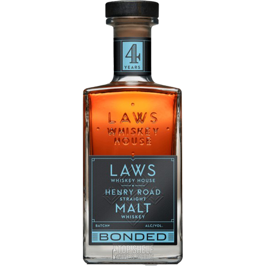 Laws Whiskey Henry Road Straight Malt Bonded
