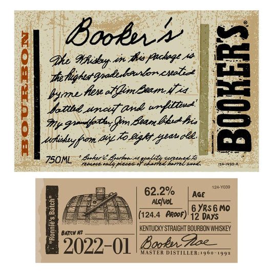 Bookerâ€™s â€œRonnieâ€™s Batchâ€ Batch 2022-01