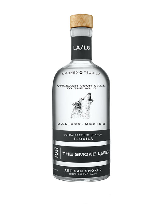 THE SMOKE LABEL SMOKED TEQUILA BLANCO 750 ML