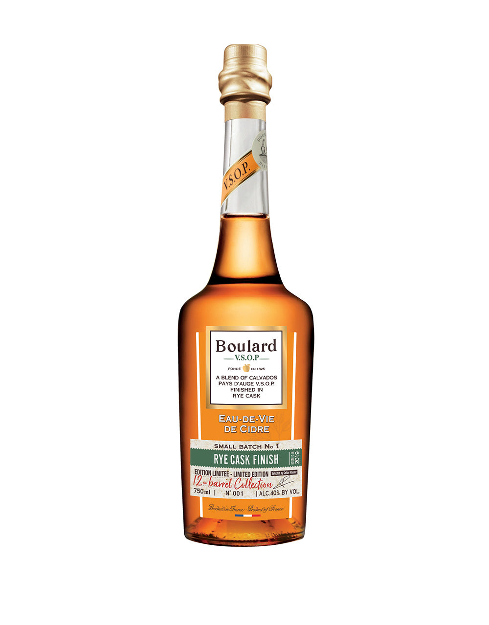 BOULARD VSOP RYE CASK FINISH 750 ML