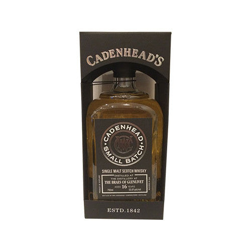 Braes of Glenlivet 16 Year Old Single Malt Scotch Whisky (Cadenhead Bottling)