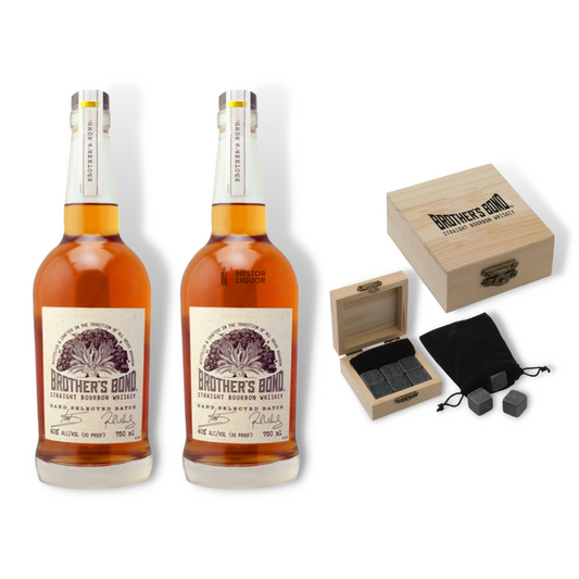 Brother's Bond Bourbon W/ Brother's Bond Whiskey Stones