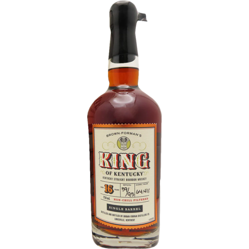 Brown Formans 'King of Kentucky' Single Barrel 16 Year Old Kentucky Straight Bourbon Whiskey