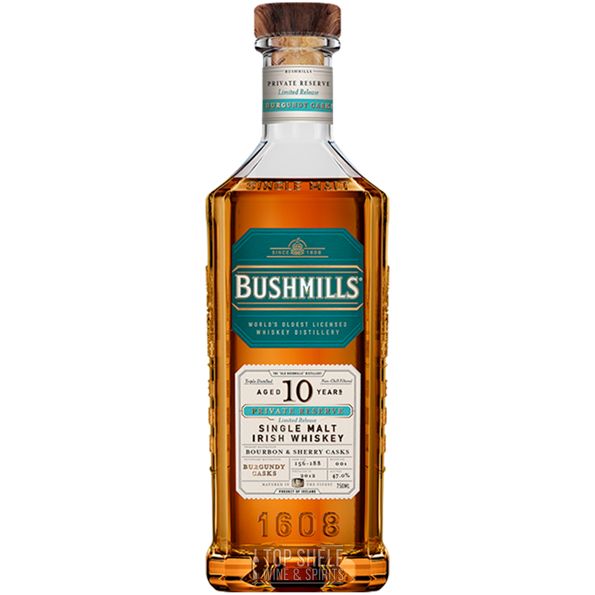 Bushmills Burgundy Cask 10 Year Private Reserve Whiskey