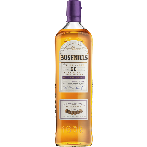 Bushmills 28 Year Old Single Malt Cognac Cask Whiskey