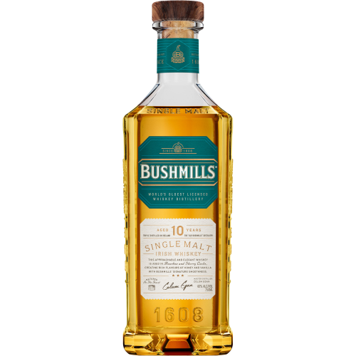 Bushmills 10 Year Old Single Malt Irish Whiskey