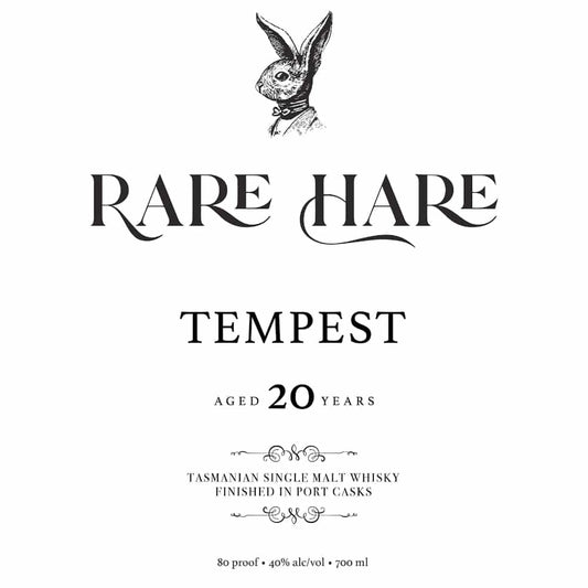 Rare Hare Tempest 20 Year Old Tasmanian Single Malt