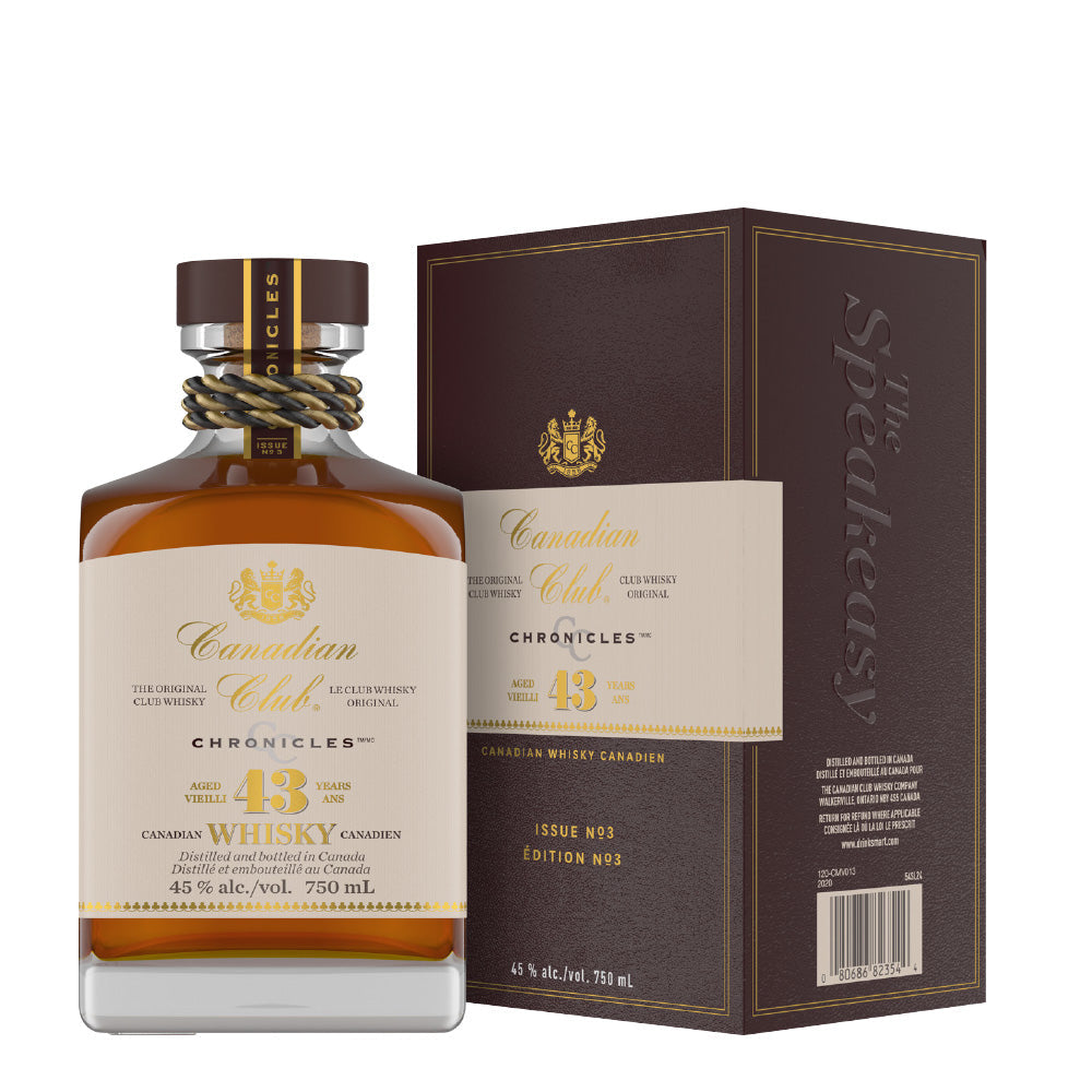 Canadian Club Chronicles 43 Year â€œThe Speakeasyâ€ Canadian Whiskey