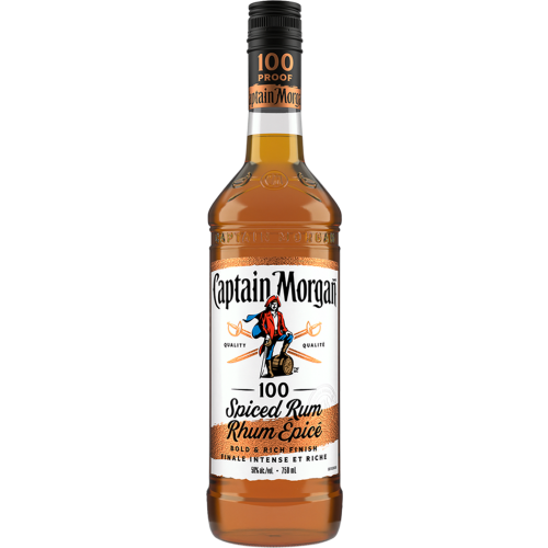 Captain Morgan 100 Proof Spiced Rum (100mL)