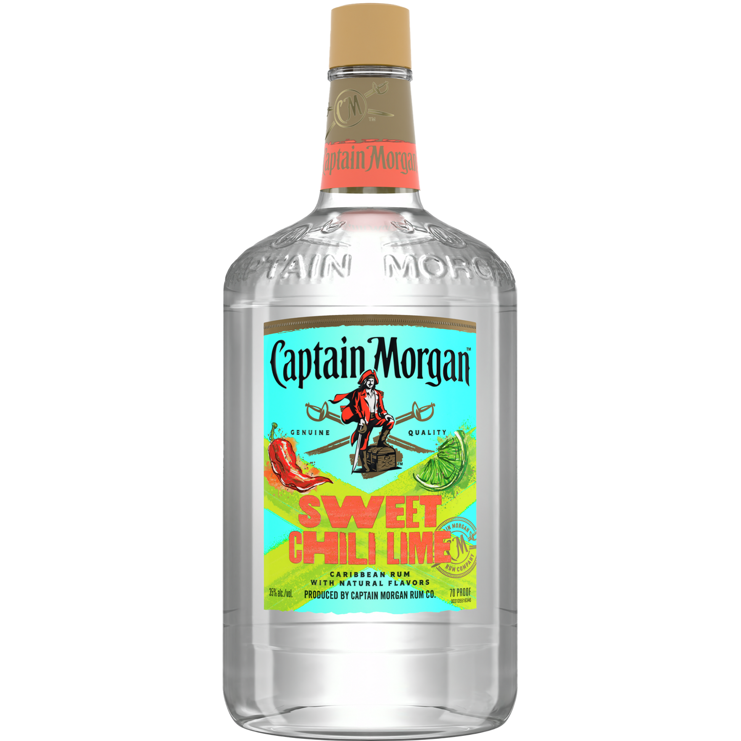 Captain Morgan Sweet Chili Lime Rum 1.75L