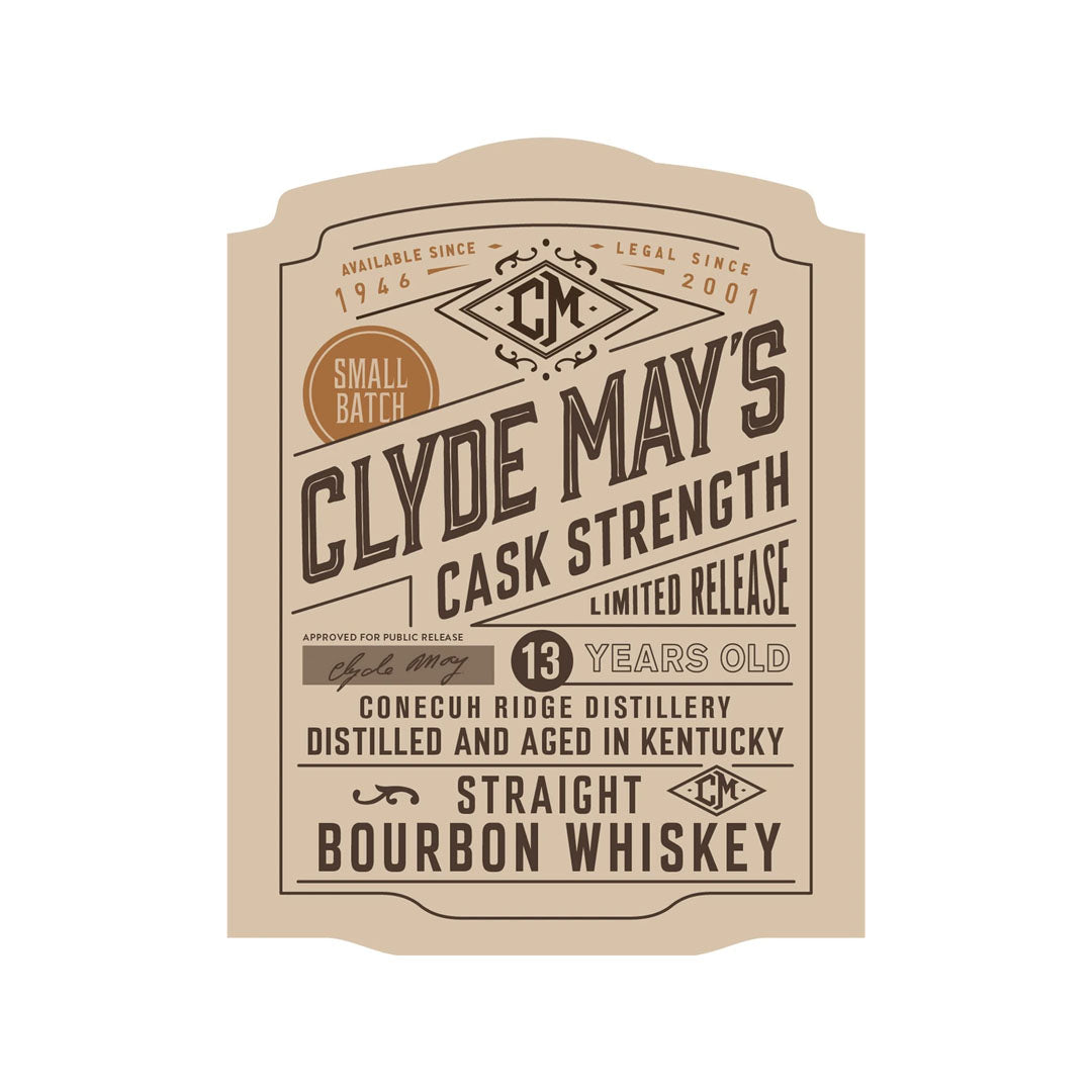 Clyde Mayâ€™s Cask Strength Alabama Style 13 Years Old