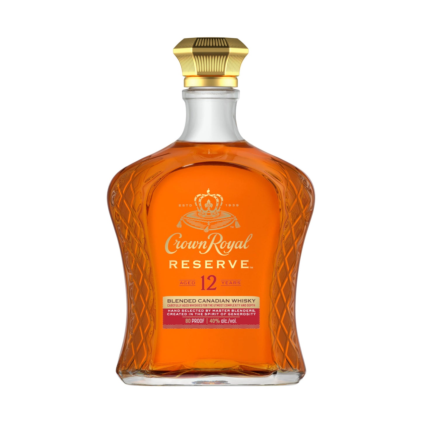 Crown Royal 12 Year Reserve Canadian Whisky (750Ml)