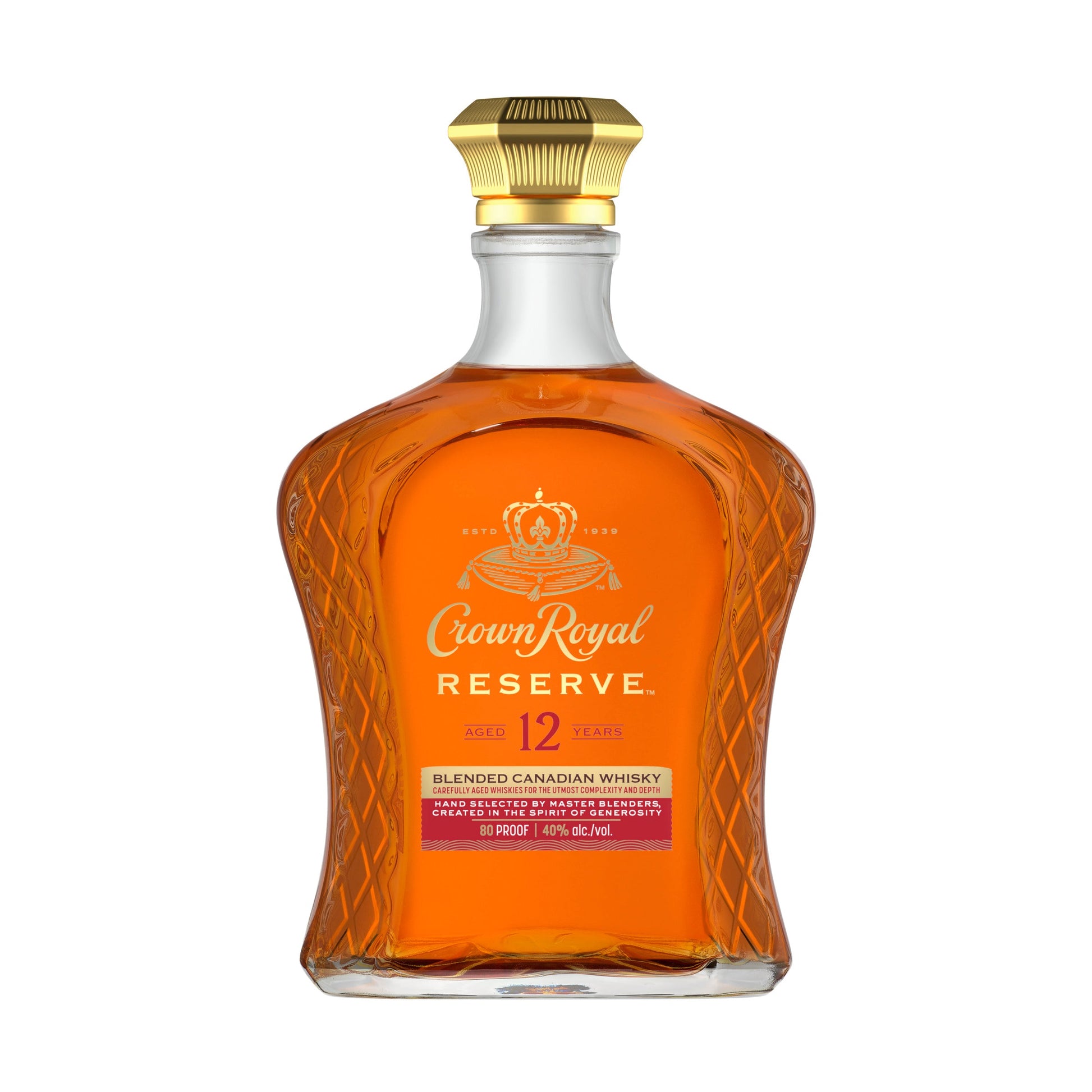 Crown Royal 12 Year Reserve Canadian Whisky (750Ml)