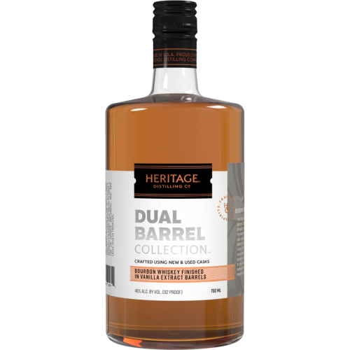 Heritage Distilling Dual Barrel Vanilla Bourbon Whiskey