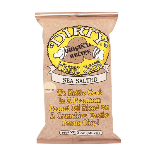 Dirty Sea Salt Potato Chips 2 Oz Bag