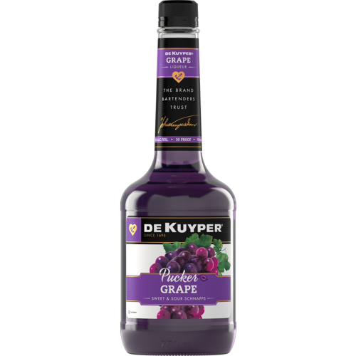 De Kuyper Pucker Grape Schnapps Liqueur (1L)