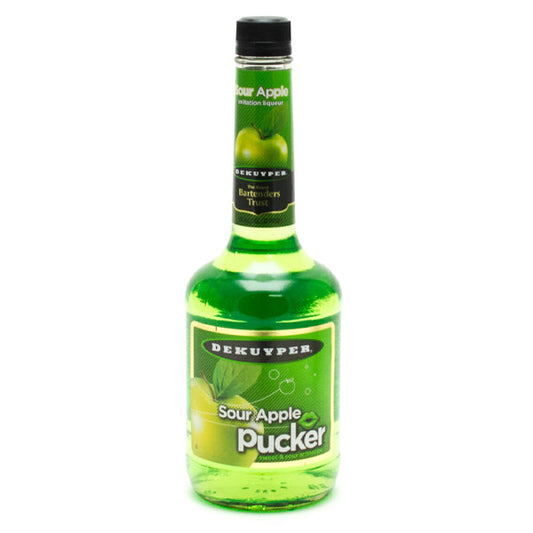 Dekuyper Pucker Sour Apple Schnapps 750ml