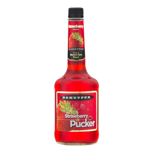 Dekuyper Pucker Strawberry Schnapp 750ml