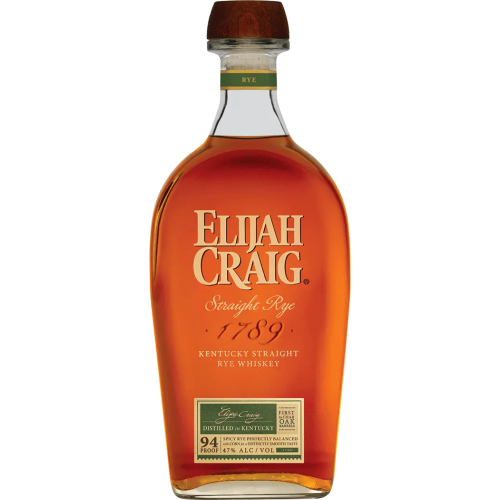 Elijah Craig Straight Rye Whiskey (375mL)