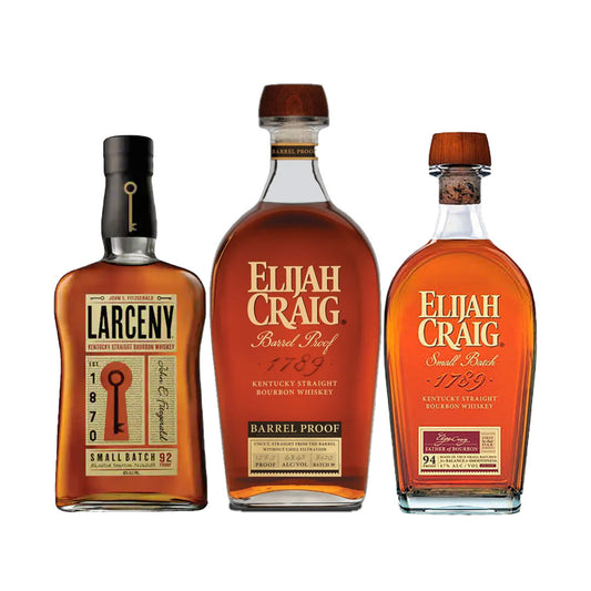 Elijah Craig Barrel Proof Batch #C920, Larceny Small Batch, Elijah Craig Small Batch Special