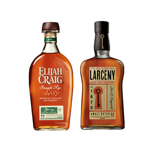 Elijah Craig Straight Rye and Larceny Small Batch Bourbon Special