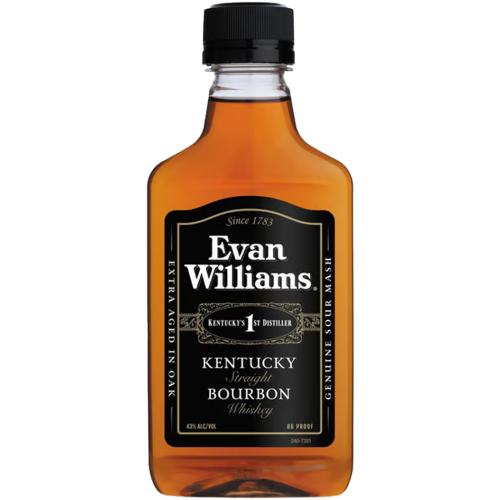 Evan Williams Black Label Kentucky Straight Bourbon Whiskey (375mL)