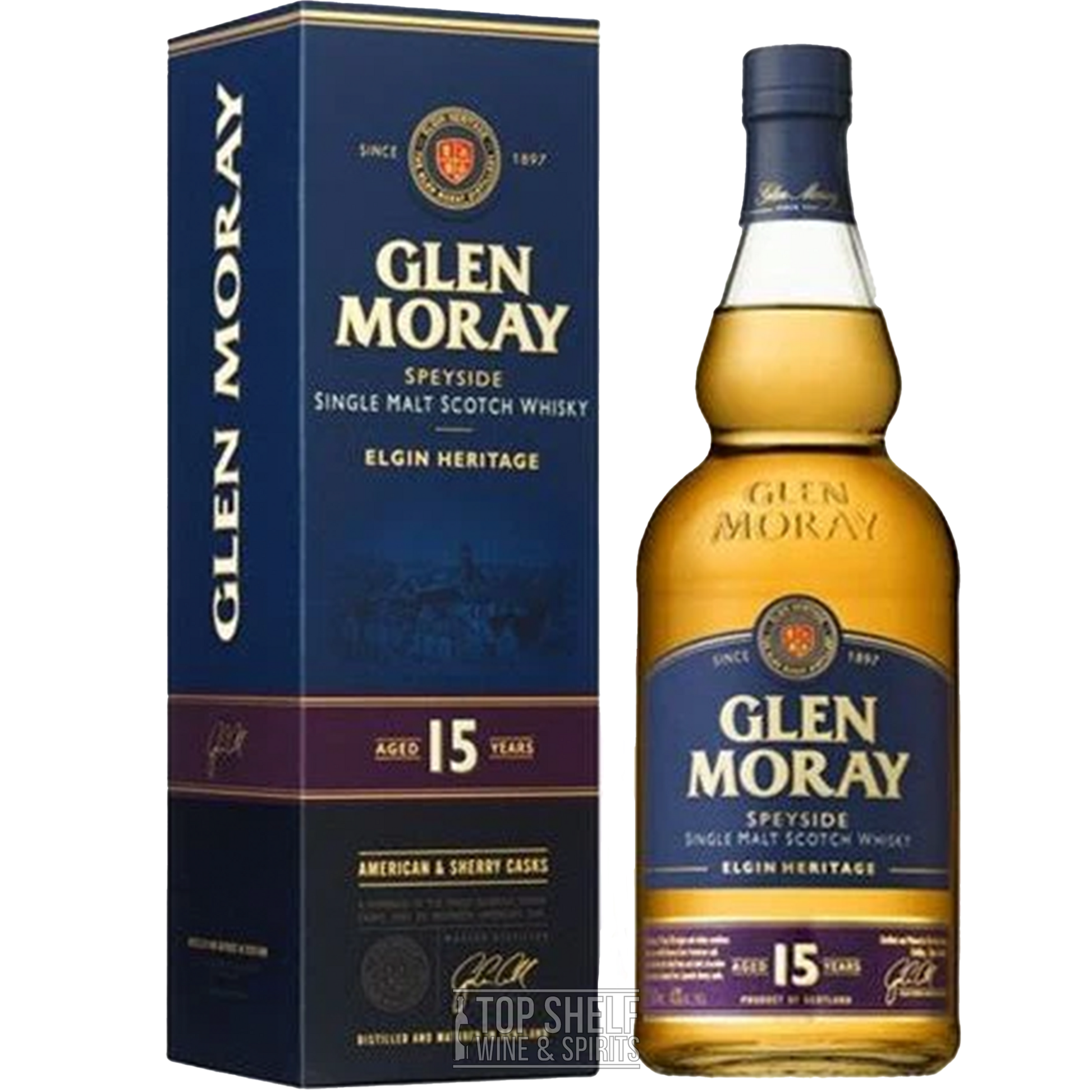 Glen Moray 15 Year Sherry Cask Single Malt Scotch