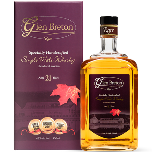 Glen Breton 21 Year Canadian Single Malt Whiskey