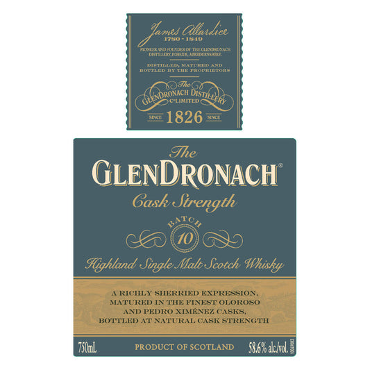 Glendronach Batch 10 Cask Strength 750ml