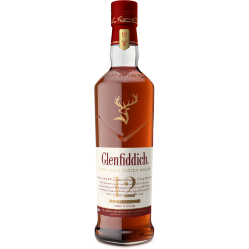 Glenfiddich Amontillado Sherry Cask Finish 12 Year Old Single Malt Scotch Whisky