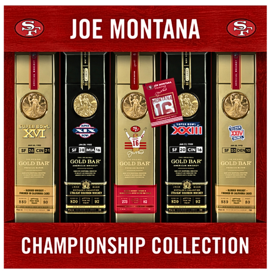 Gold Bar Whiskey Joe Montana Championship Collection