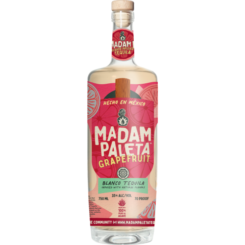 Madam Paleta Grapefruit Infused Blanco Tequila