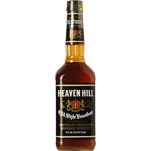 Heaven Hill Distilleries Black Label 10 Year Old Bourbon Whiskey (1.75L)