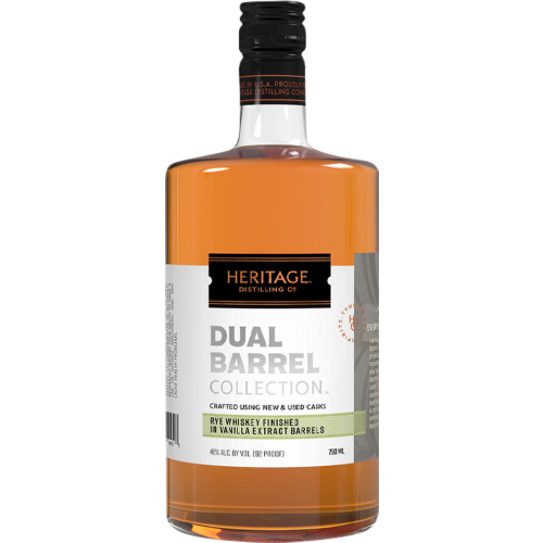 Heritage Distilling Co. Dual Barrel Collection Vanilla Extract Barrel Finish Rye Whiskey