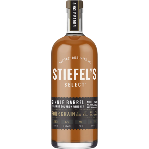 Heritage Distilling Co. Stiefel's Select Four Grain Single Barrel Straight Bourbon Whiskey