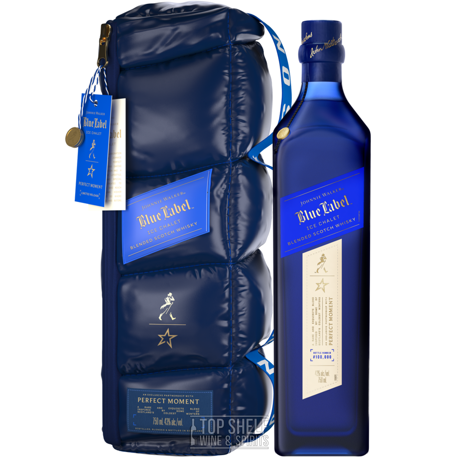 Johnnie Walker Ice Chalet Blue Label Scotch (Limited Edition)
