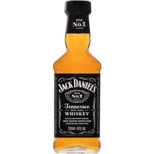 Jack Daniel's Black Label Old No.7 Brand Sour Mash Whiskey (100mL)
