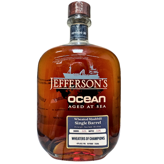Jefferson's Ocean Wheated Mashbill Single Barrel 'Wheaters Of Champions'