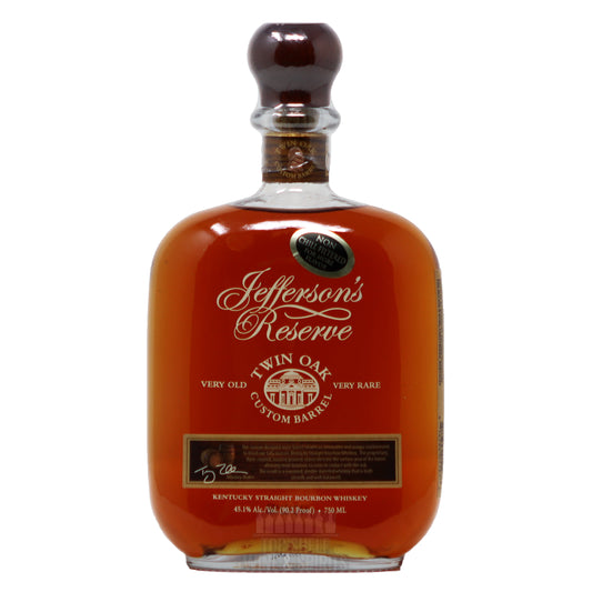 Jefferson's Reserve Twin Oak Non-Chill Filtered Bourbon